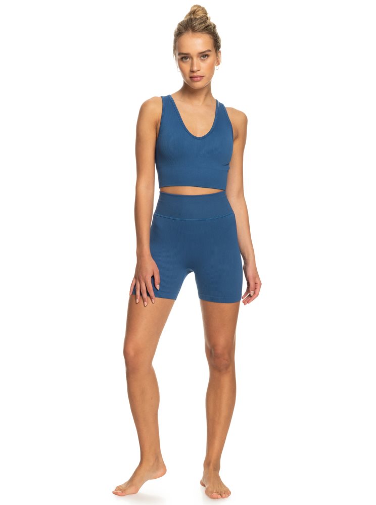 Shorts Roxy Chill Out Sports Bleu Femme | PNK-33330415