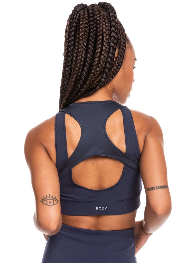 Soutien Gorge Sport Roxy Interstellar Disco Medium Support Indigo Femme | BXM-06038466