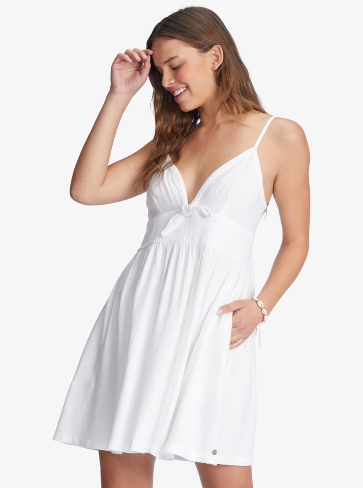 Peignoir Roxy Bright Light Lanières Blanche Femme | BFV-82658192