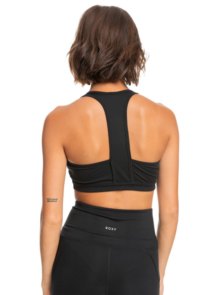 Soutien Gorge Sport Roxy Back To You Racerback Noir Femme | ASK-96252873