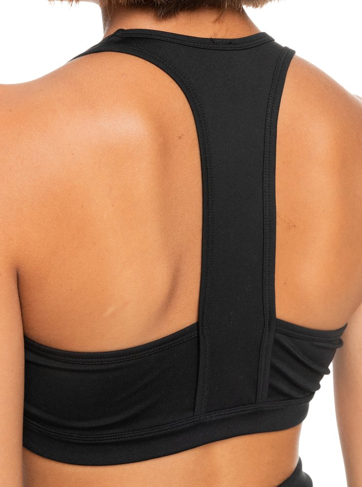 Soutien Gorge Sport Roxy Back To You Racerback Noir Femme | ASK-96252873