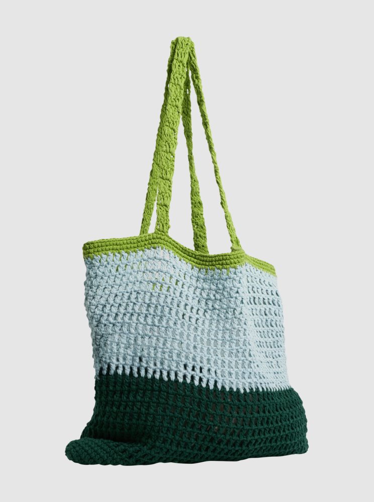 Sacs à Dos Roxy High Fi Knit Small Turquoise Femme | NNI-32089002