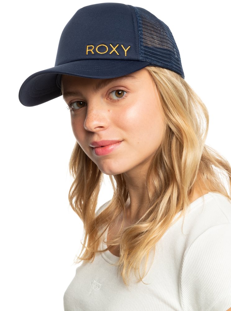 Chapeaux Roxy Finishline Trucker Indigo Femme | UEI-57858907