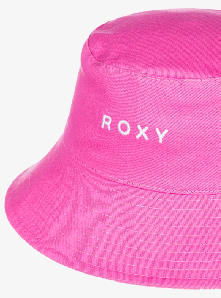 Chapeaux Roxy Jasmine Paradise Reversible Bucket Rose Femme | BJZ-51247139