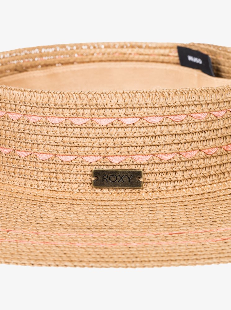 Chapeaux Roxy Woodrose Sun Beige Femme | AAL-40931689