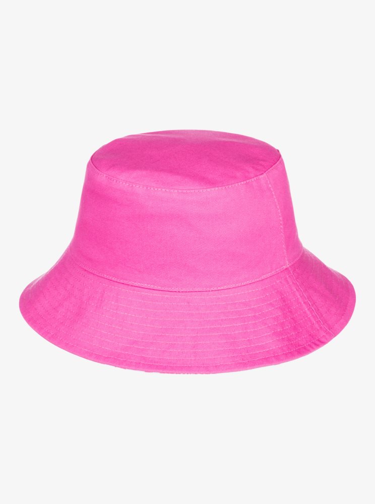 Chapeaux Roxy Jasmine Paradise Reversible Bucket Rose Femme | BJZ-51247139