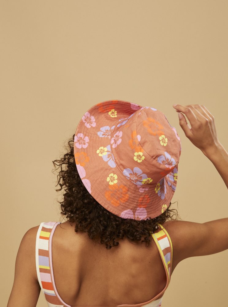 Chapeaux Roxy Surf.Kind.Kate. Bucket Reversible Rose Femme | SOM-26104547