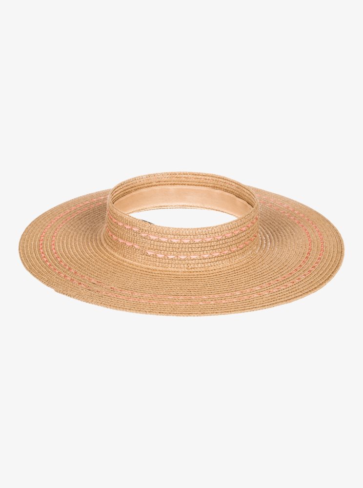 Chapeaux Roxy Woodrose Sun Beige Femme | AAL-40931689