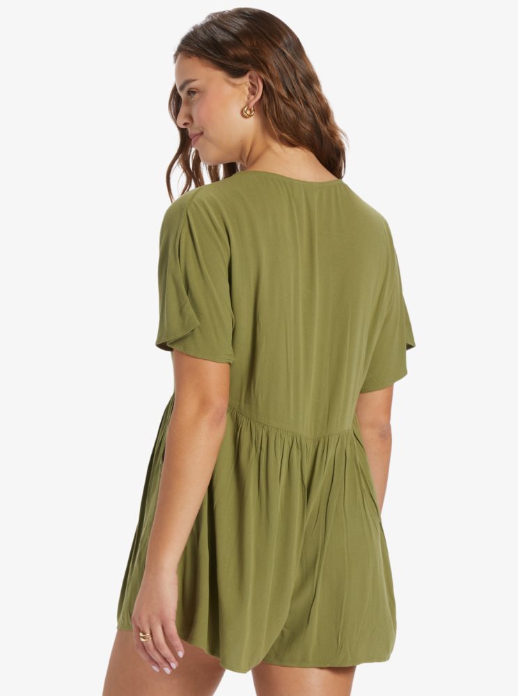 Rompers Roxy Endless Journey Easy Fit Vert Olive Vert Femme | CTX-42293770