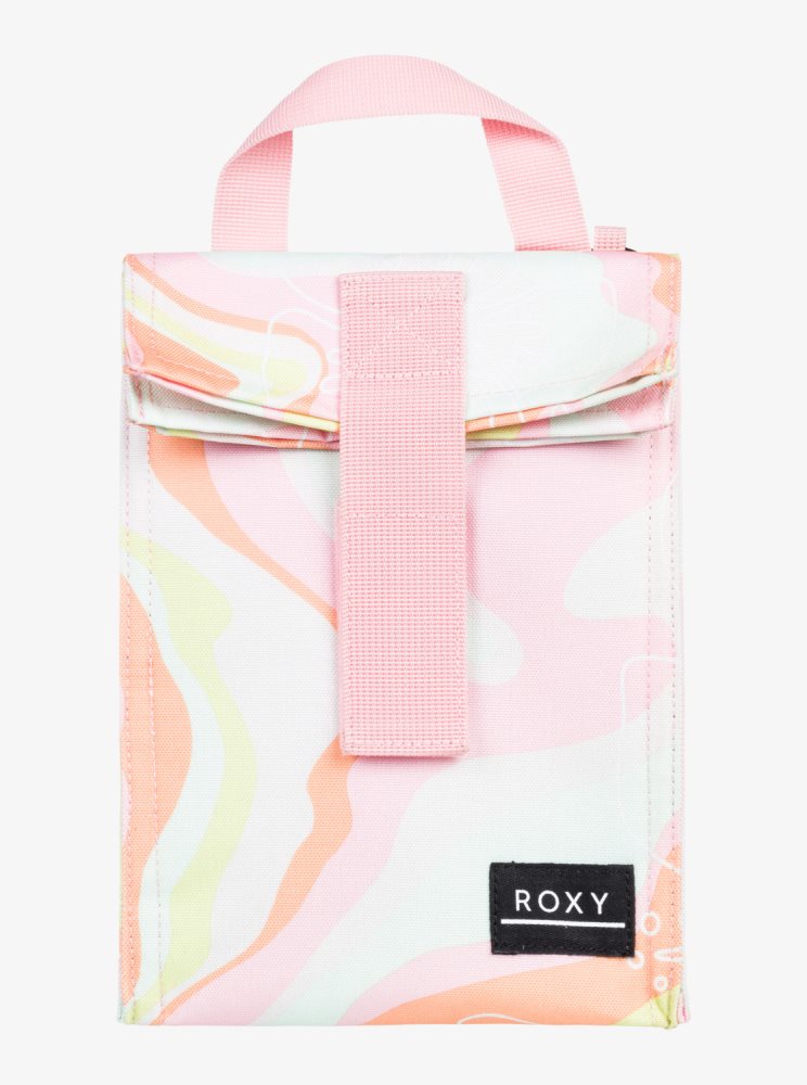 Sacs Roxy Lunch Hour Cooler Rose Stripes Femme | IVU-12970018