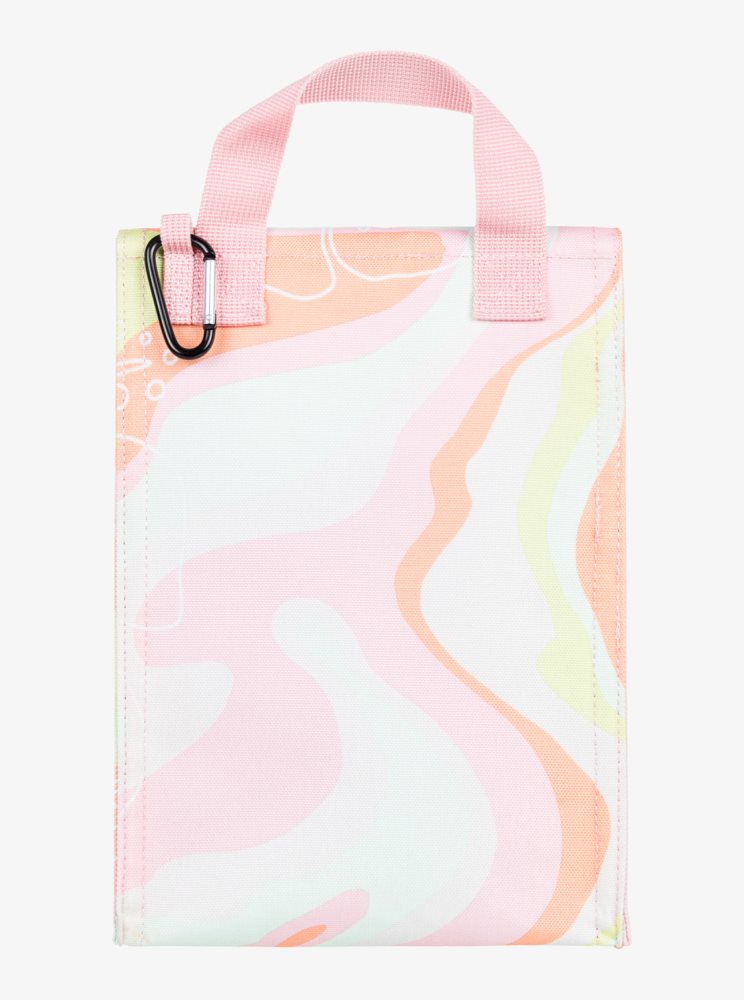 Sacs Roxy Lunch Hour Cooler Rose Stripes Femme | IVU-12970018