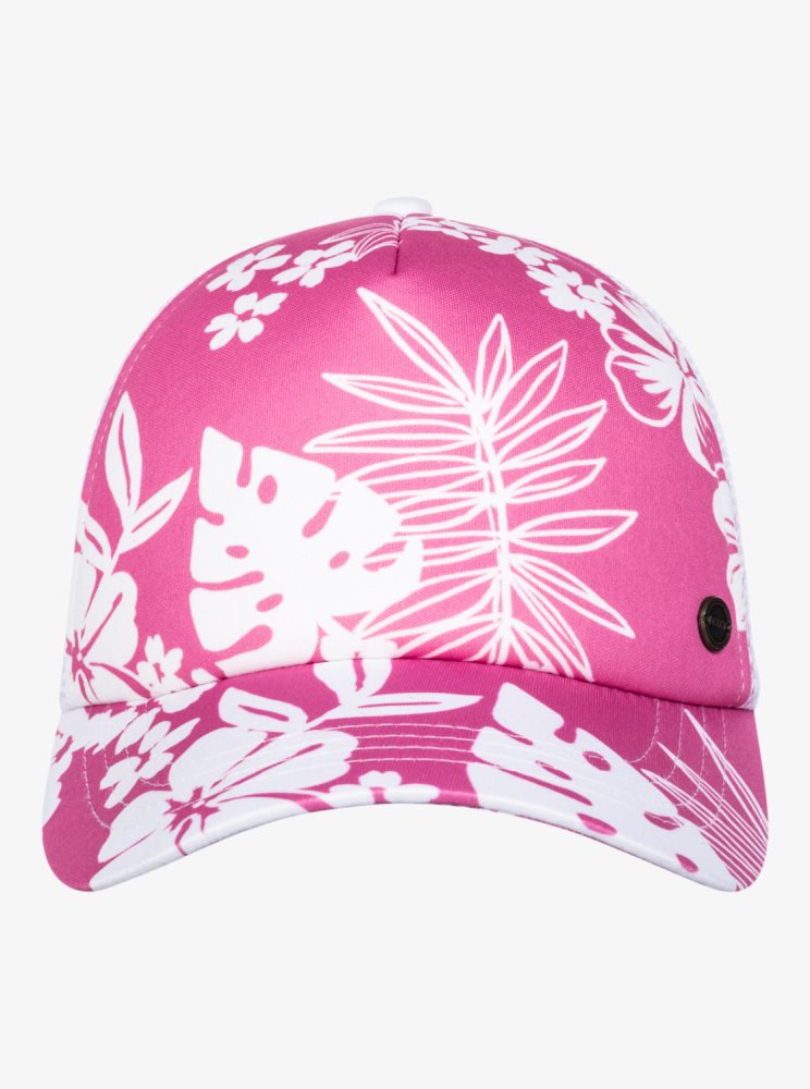 Chapeaux Roxy Beautiful Morning Trucker Rose Femme | DIZ-81861179