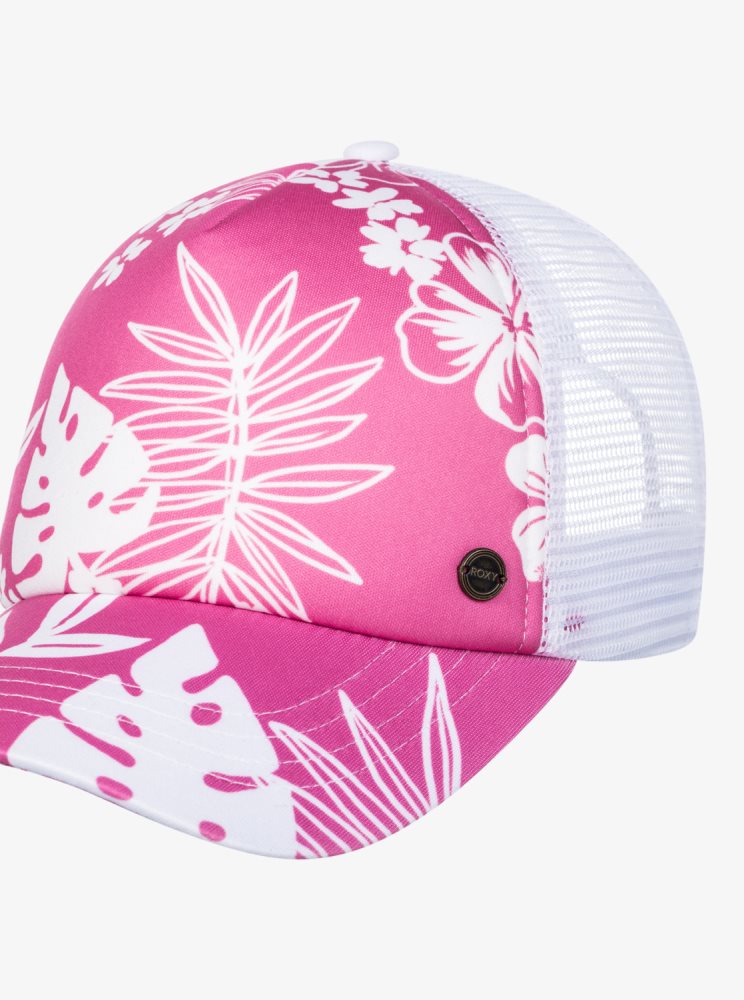 Chapeaux Roxy Beautiful Morning Trucker Rose Femme | DIZ-81861179