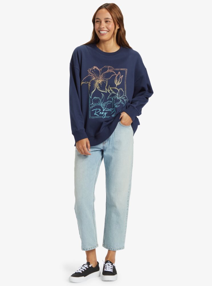 Sweats Roxy Morning Hike Indigo Femme | FNV-09361761