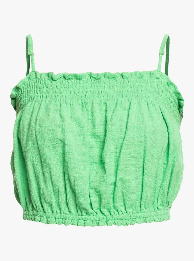 Hauts De Bikini Roxy Vibes Lanières Crop Vert Femme | SNP-69708628