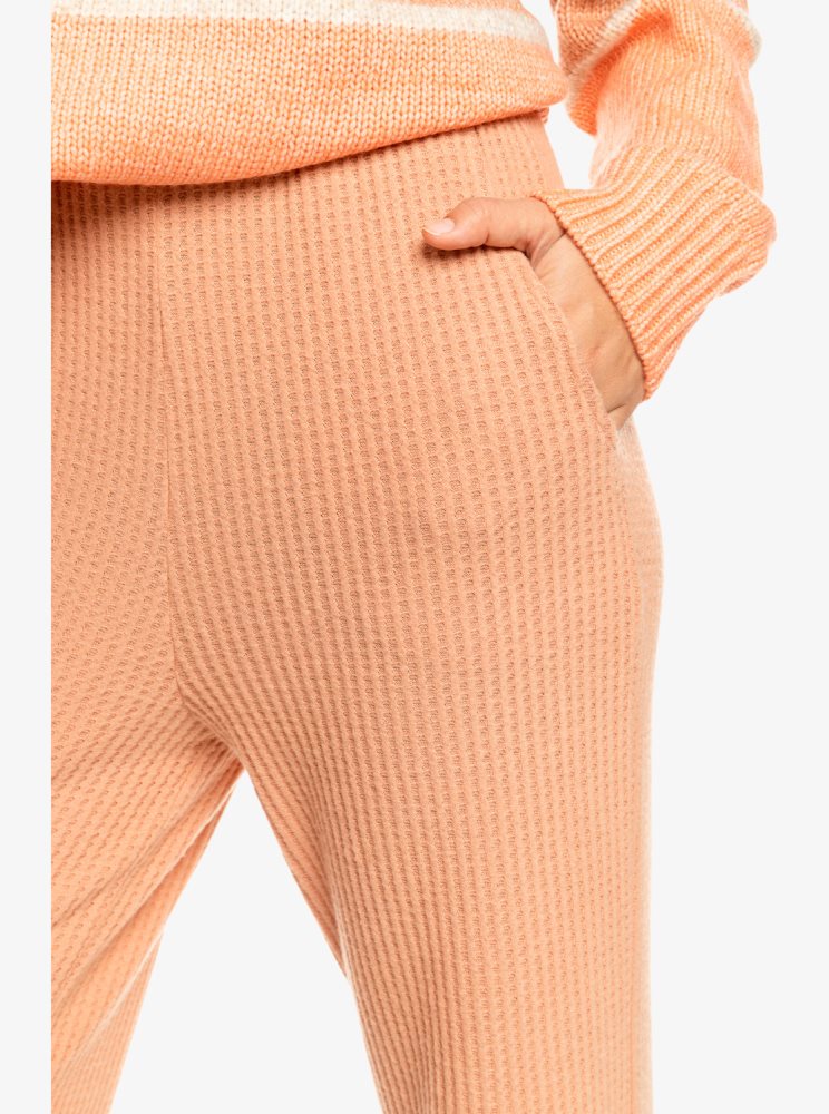 Pantalon Roxy Twilight Mood Cozy Thermal Rose Femme | FUS-61690345