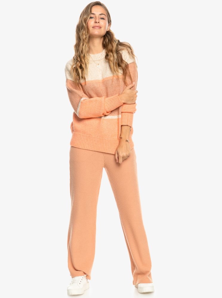 Pantalon Roxy Twilight Mood Cozy Thermal Rose Femme | FUS-61690345