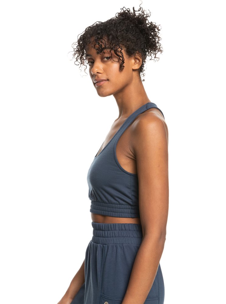 Hauts Roxy Next Set Sport Bralette Indigo Femme | HVH-75786500