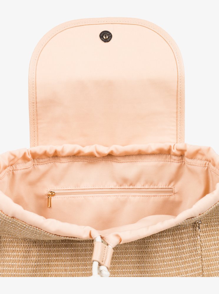 Sacs à Dos Roxy Island Key Beach Beige Femme | CBL-06491842