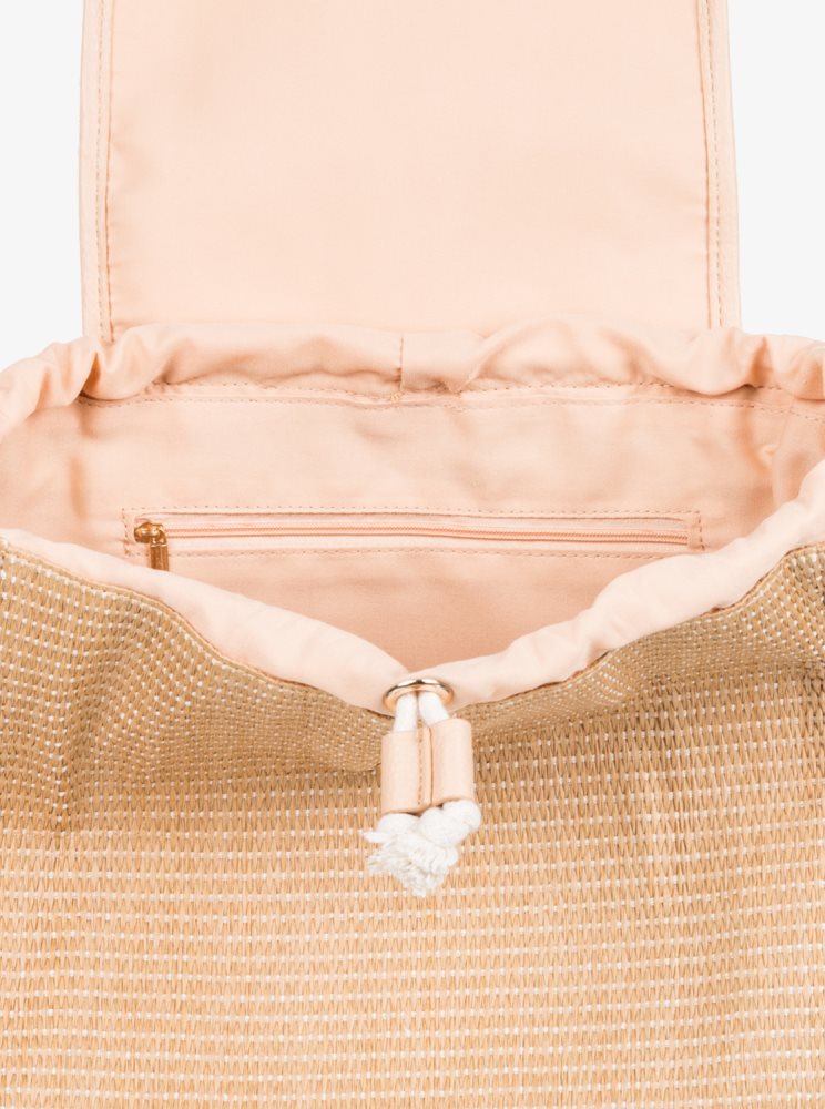 Sacs à Dos Roxy Island Key Beach Beige Femme | CBL-06491842