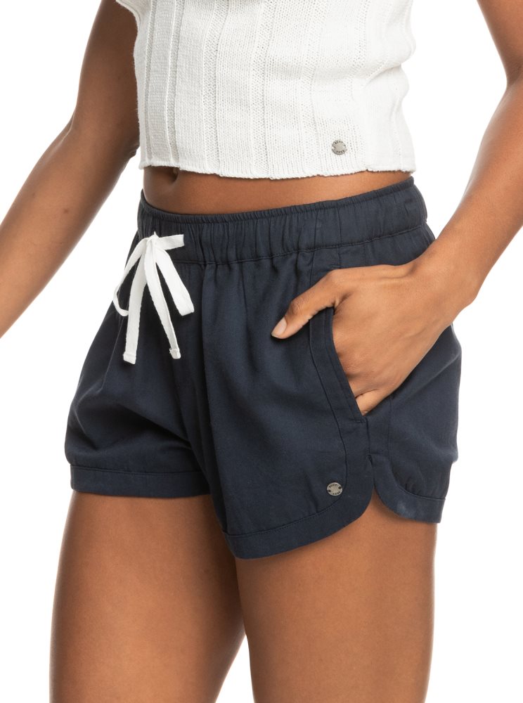 Shorts Roxy New Impossible Love Elasticized Indigo Femme | RJZ-78991730