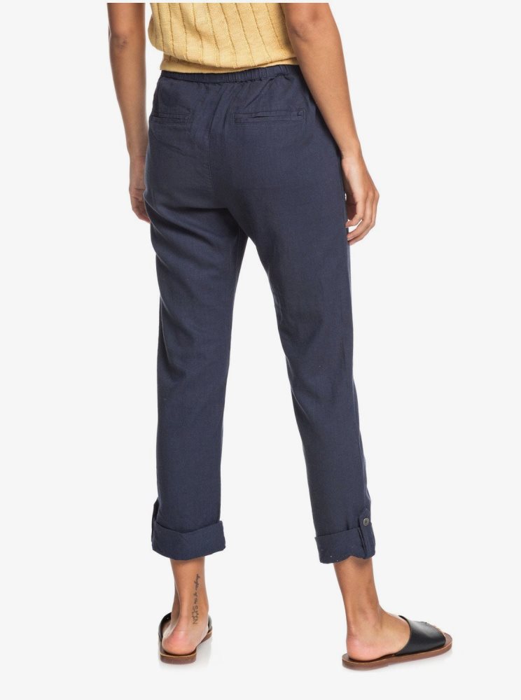 Pantalon Roxy On The Seashore Cargo Indigo Femme | EJB-27088422