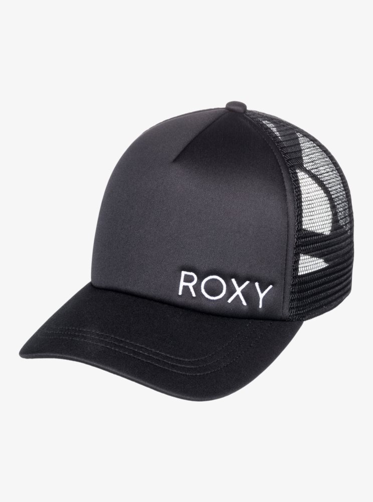 Chapeaux Roxy Finishline 2 Black Trucker Grise Foncé Femme | RYN-24494935