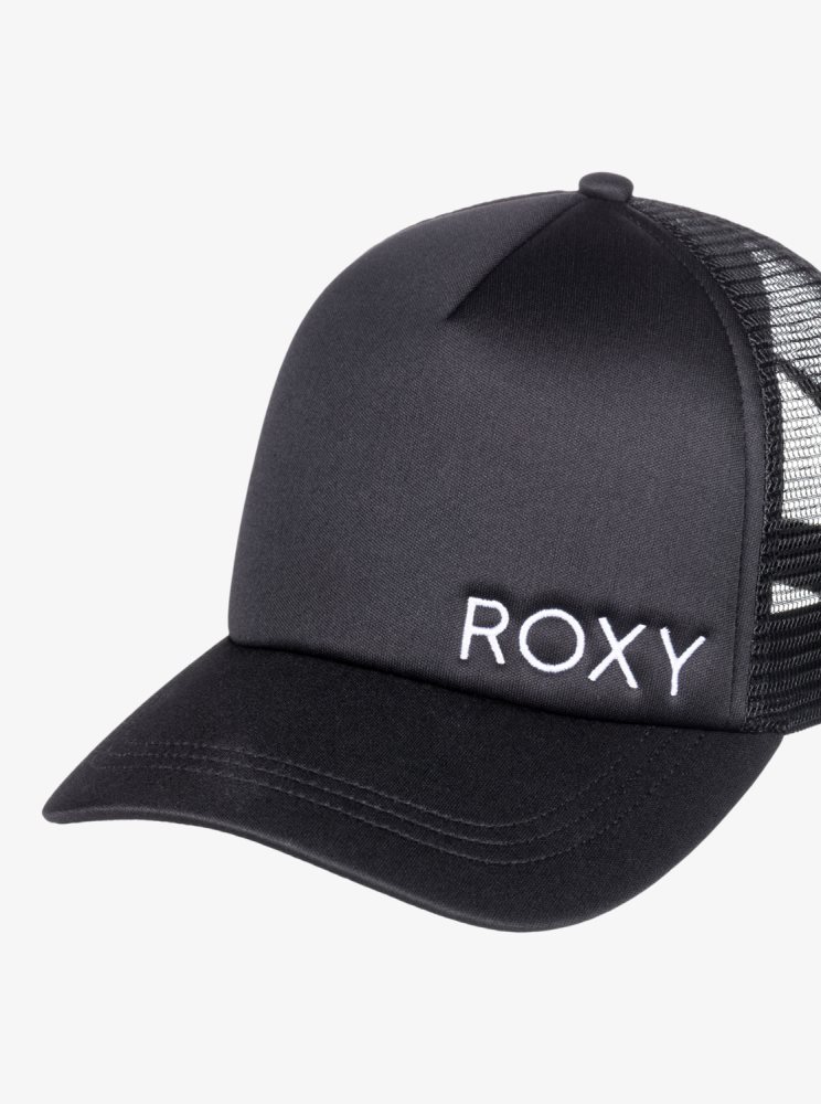 Chapeaux Roxy Finishline 2 Black Trucker Grise Foncé Femme | RYN-24494935