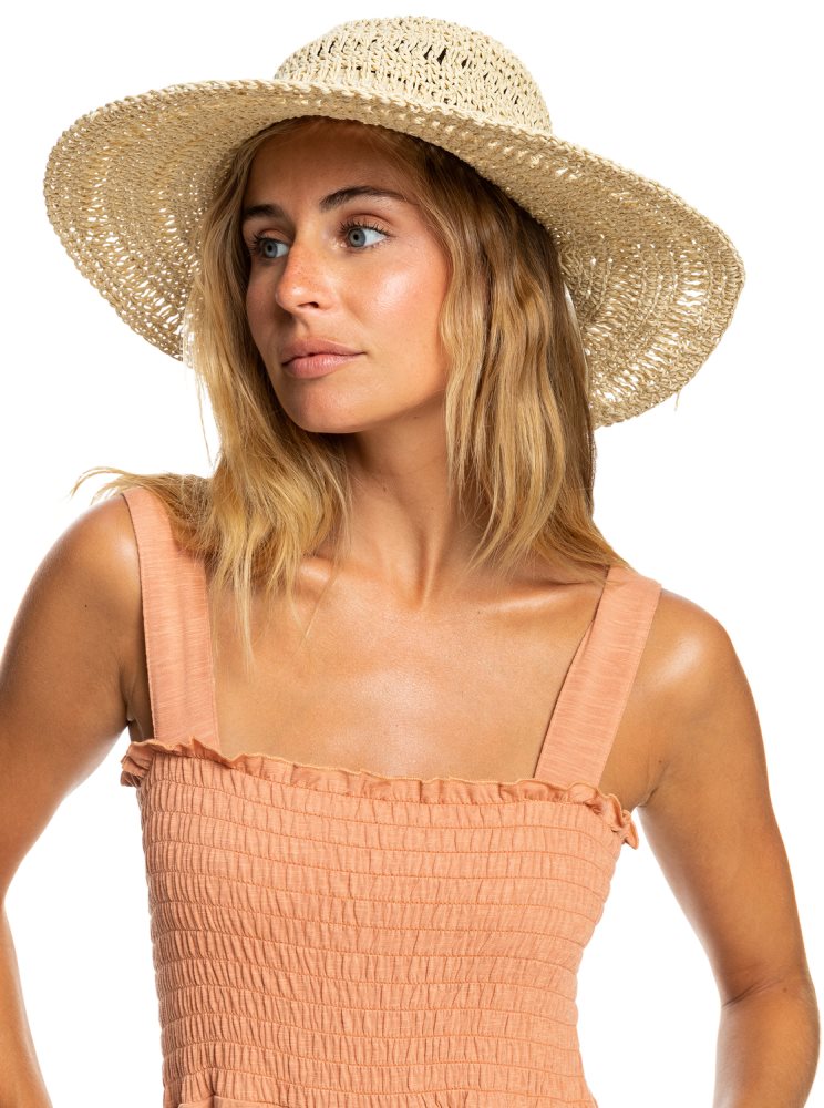 Chapeaux Roxy Bohemian Lover Sun Beige Femme | GTR-28460462