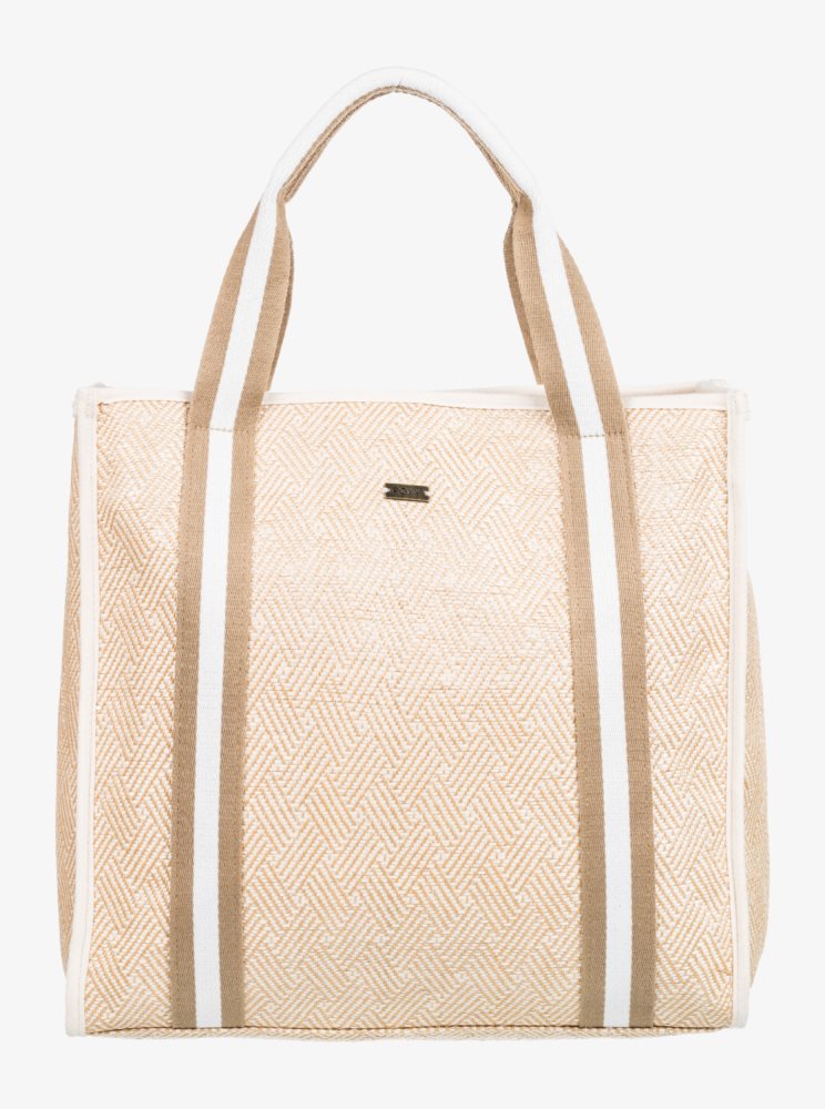 Sacs Roxy Seas The Day Tote Beige Femme | PIC-85527512