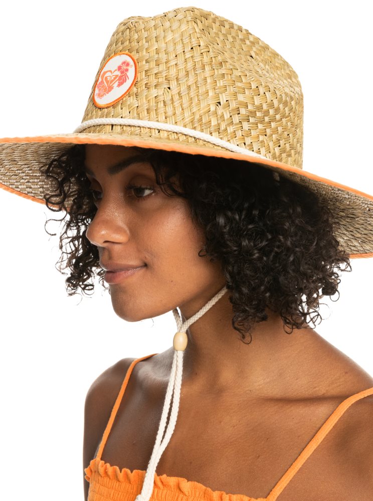 Chapeaux Roxy Coffee Blues Sun Beige Femme | JBX-69639980