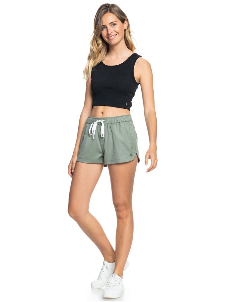 Hauts Roxy Good Keepsake Crop Grise Foncé Femme | KTG-56939348