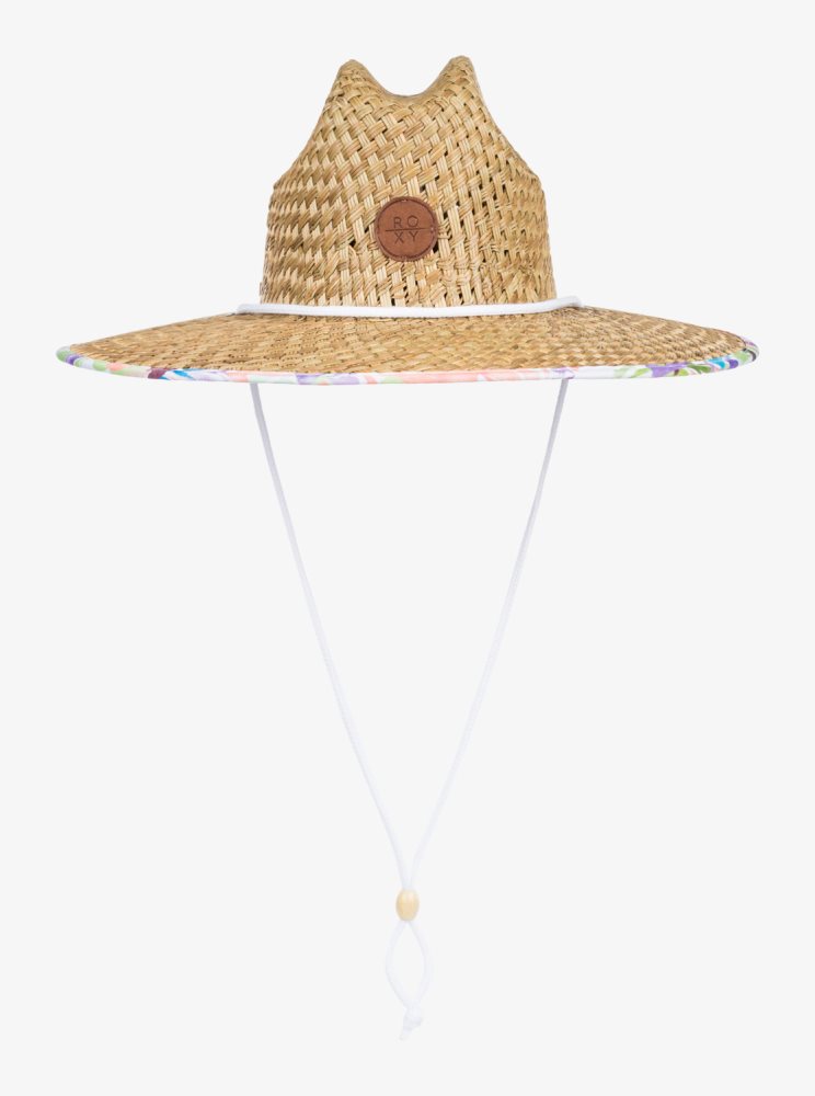 Chapeaux Roxy Pina To My Colada Printed Sun Blanche Femme | USL-21539248