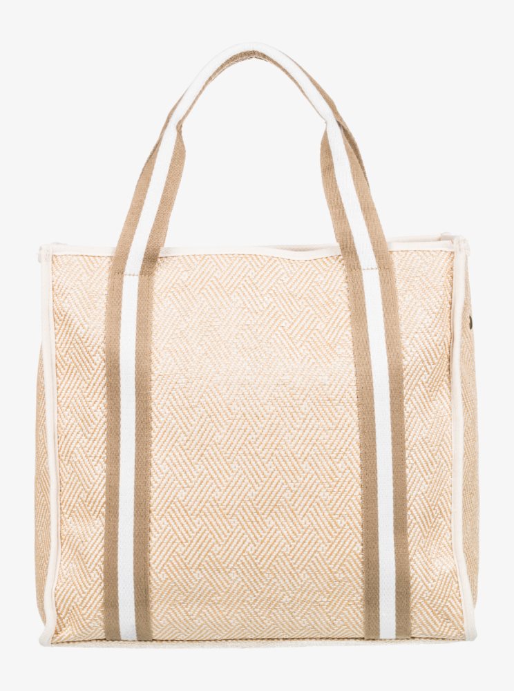 Sacs Roxy Seas The Day Tote Beige Femme | PIC-85527512