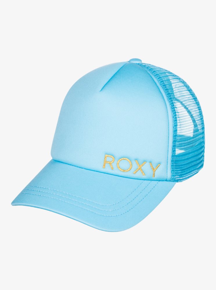 Chapeaux Roxy Finishline Trucker Bleu Femme | NEA-00821554