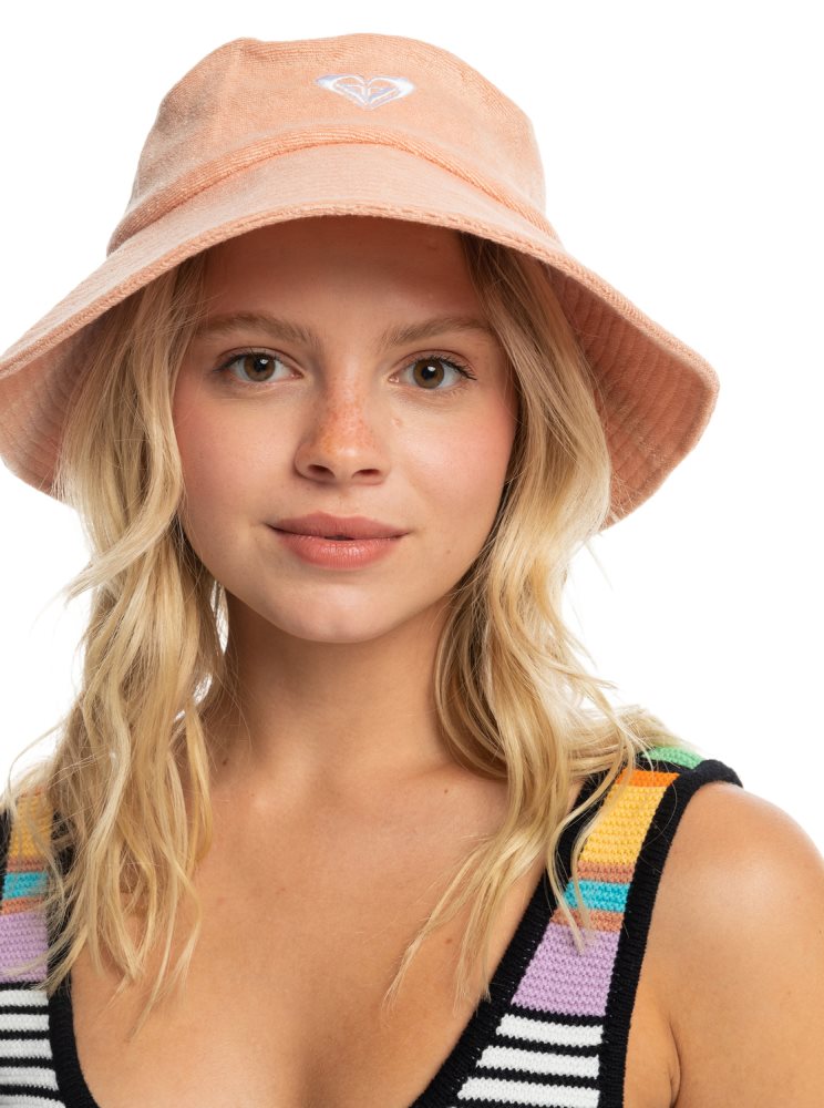 Chapeaux Roxy Kiwi Colada Bucket Rose Femme | XGP-41533161