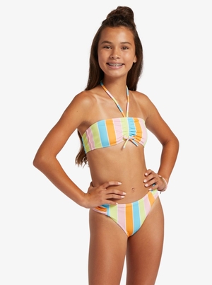 Bikini Roxy 4-16 Last In Paradise Two Piece Bandeau Set Multicolore Enfant | WSA-80078049