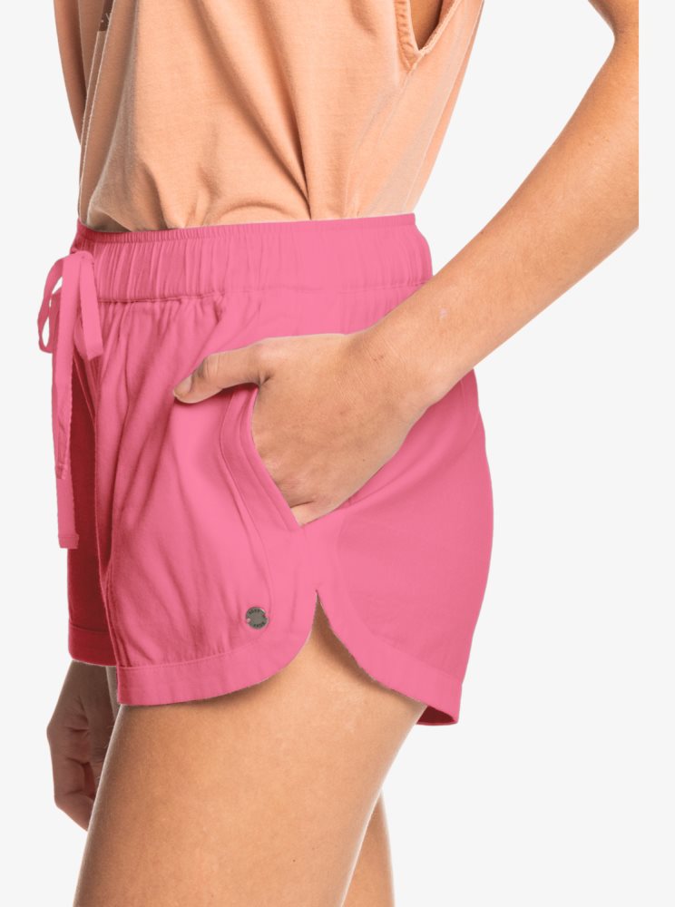 Shorts Roxy New Impossible Love Elasticized Rose Femme | UHX-00807465