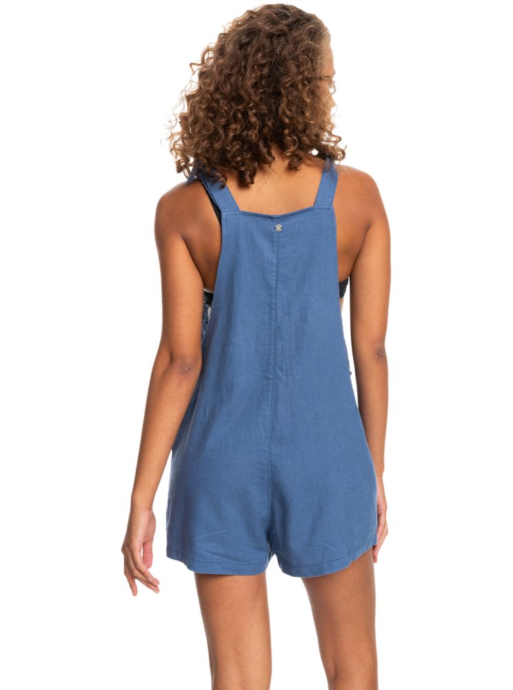 Rompers Roxy Silver Sky Woven Bleu Femme | PLG-94330480