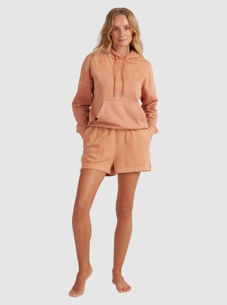 Shorts Roxy Tranquil Days Sweatshorts Orange Femme | CTG-52875031