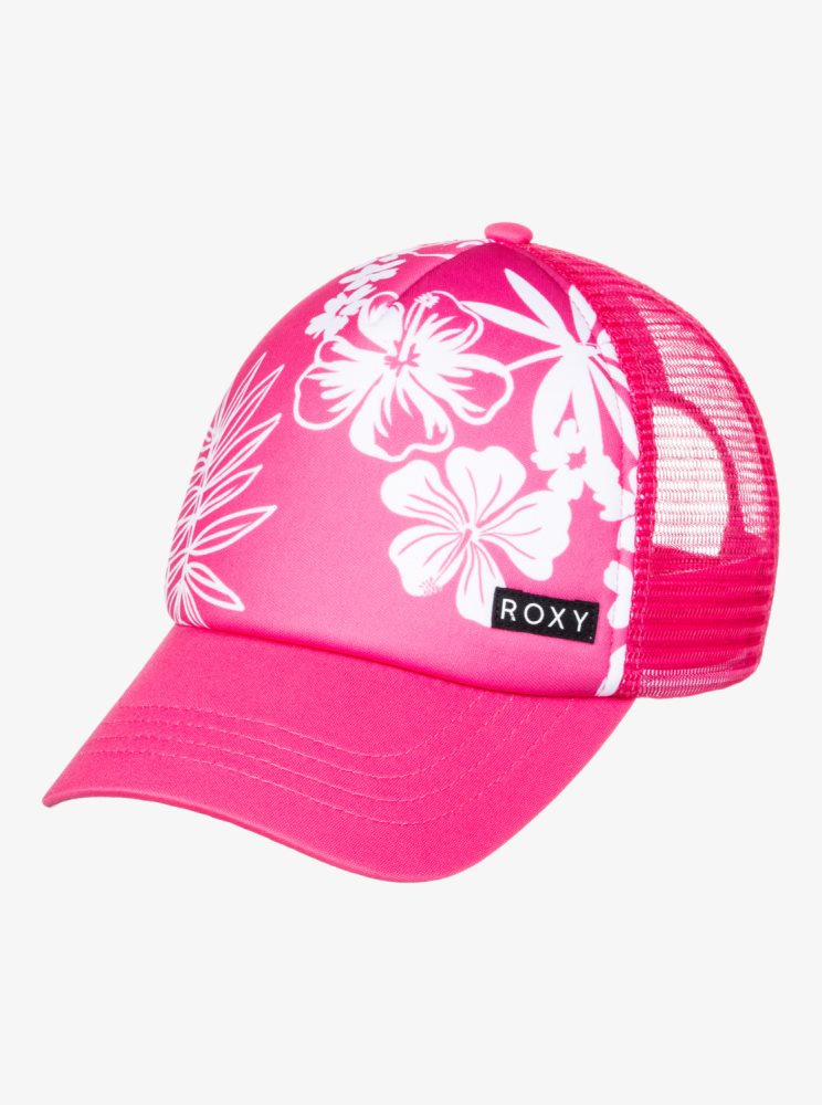 Chapeaux Roxy 4-16 Honey Coconut Trucker Rose Enfant | SFW-54189410