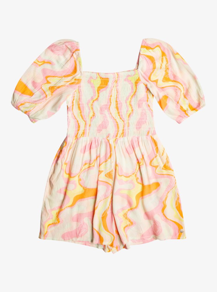 Rompers Roxy A Friend Like You Rose Stripes Enfant | DMU-83741889