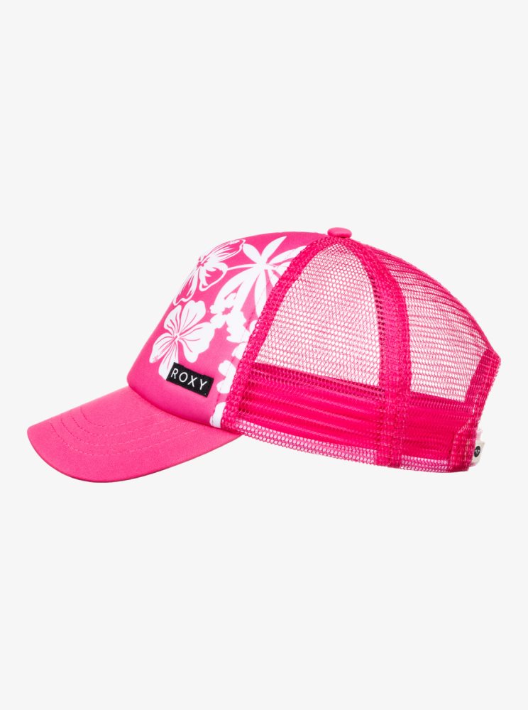 Chapeaux Roxy 4-16 Honey Coconut Trucker Rose Enfant | SFW-54189410