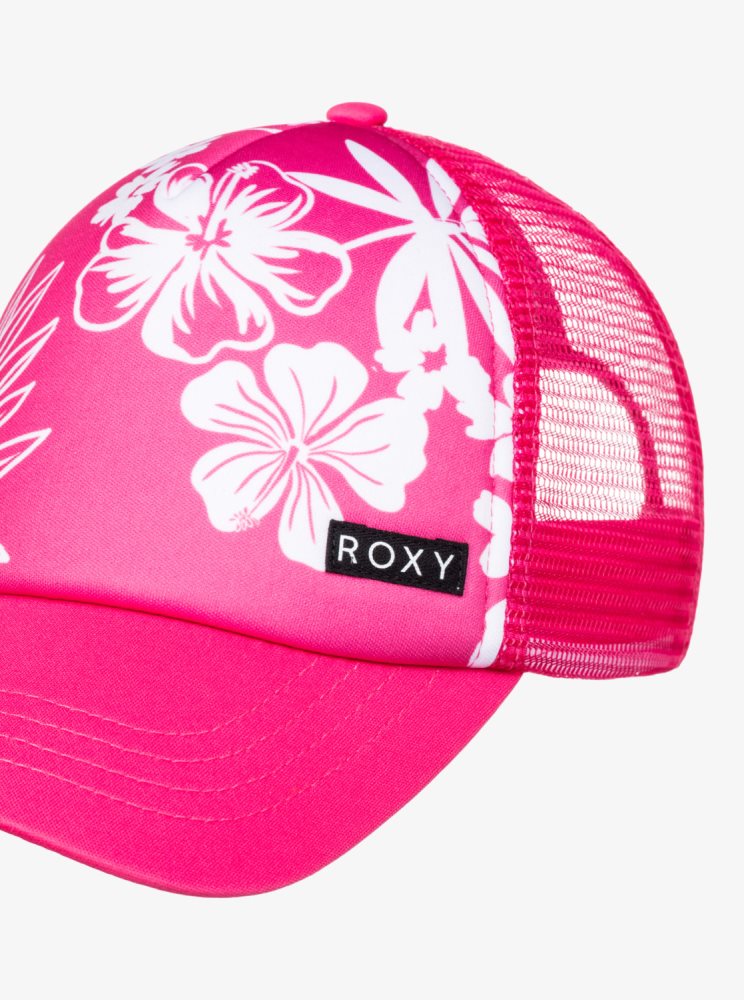 Chapeaux Roxy 4-16 Honey Coconut Trucker Rose Enfant | SFW-54189410