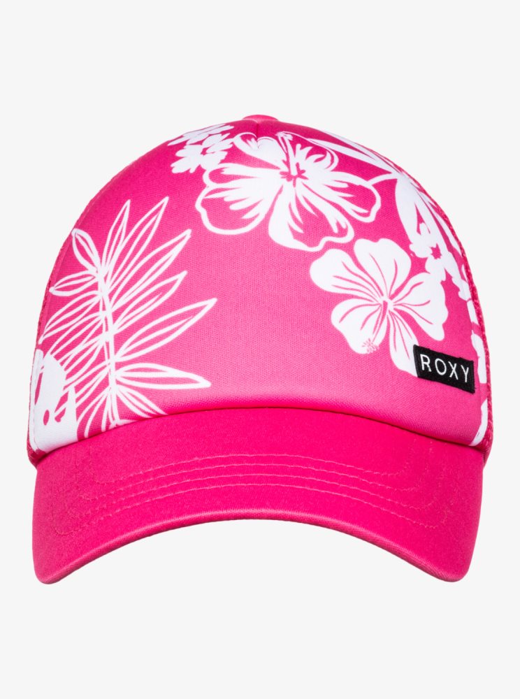 Chapeaux Roxy 4-16 Honey Coconut Trucker Rose Enfant | SFW-54189410