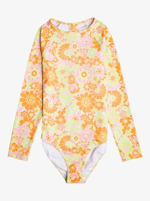 Maillots De Bain Roxy 4-16 Last In Paradise Long Sleeve UPF 50 Orange Enfant | LEN-76930487