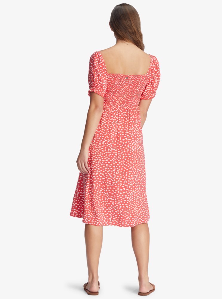 Peignoir Roxy Sunshine Mind Woven Blanche Rouge Femme | YDM-21229826