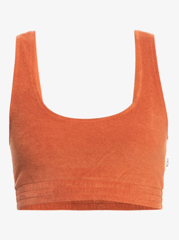 Debardeur Roxy Threes Company Organic Cami Bralette Orange Femme | TNE-36963230