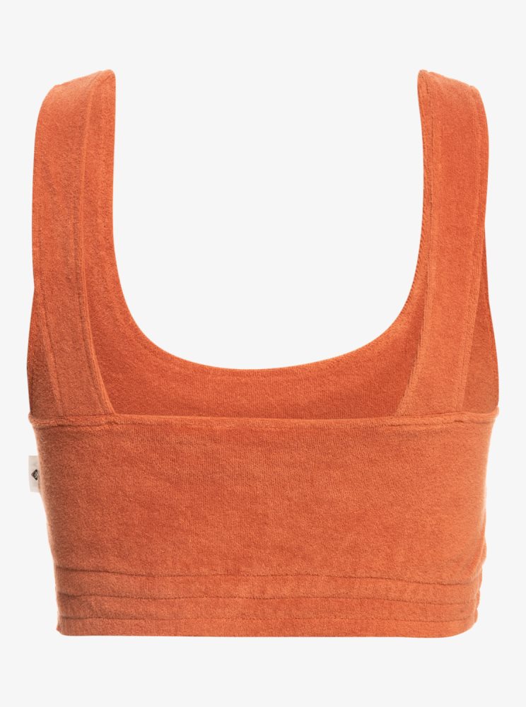 Debardeur Roxy Threes Company Organic Cami Bralette Orange Femme | TNE-36963230