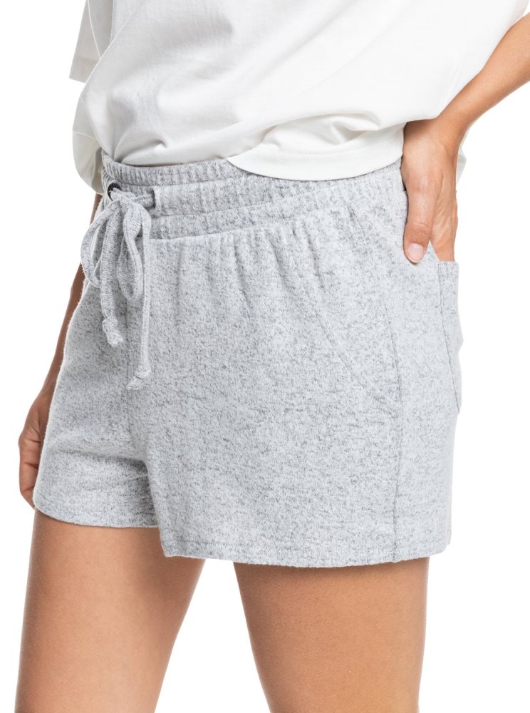 Shorts Roxy bidden Summer Sweatshorts Grise Femme | ENA-30870567